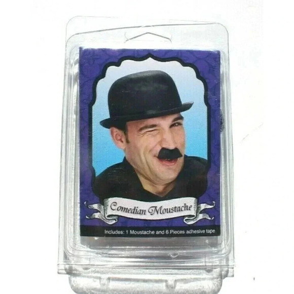 Other - NEW Comedian Moustache Mustache Facial Hair Costume Halloween Accessory